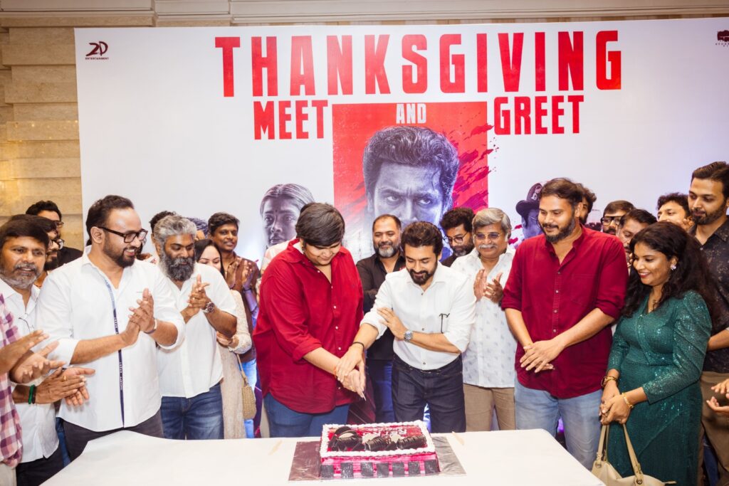 ரெட்ரோ வெற்றி, மீடியா நண்பர்களை நேரில் சந்தித்து நன்றி தெரிவித்த சூர்யா!
