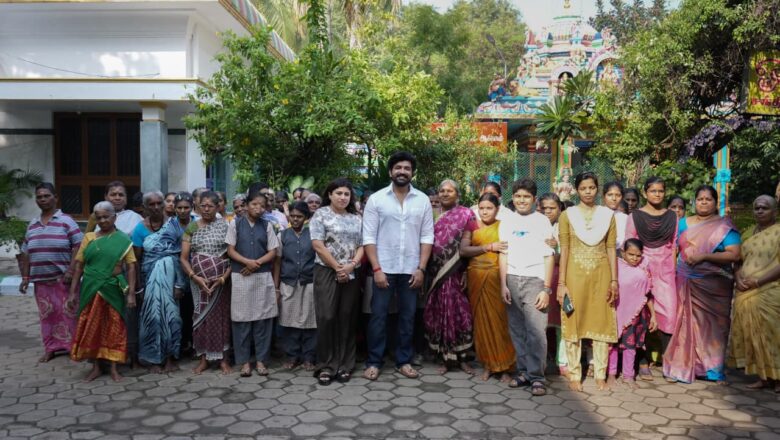 தனது குடும்பத்துடன் ‘உதவும் கரங்கள்’ இல்லத்தில் குழந்தைகள் மற்றும் முதியோர்களுடன் பிறந்தநாள் கொண்டாடிய நடிகர் அருண் விஜய்